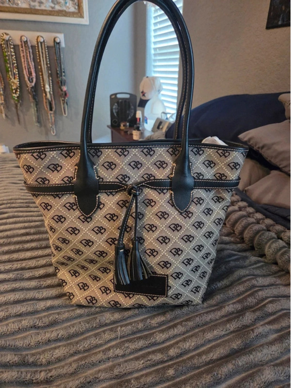 Vintage classic Dooney & Bourke signature monogram